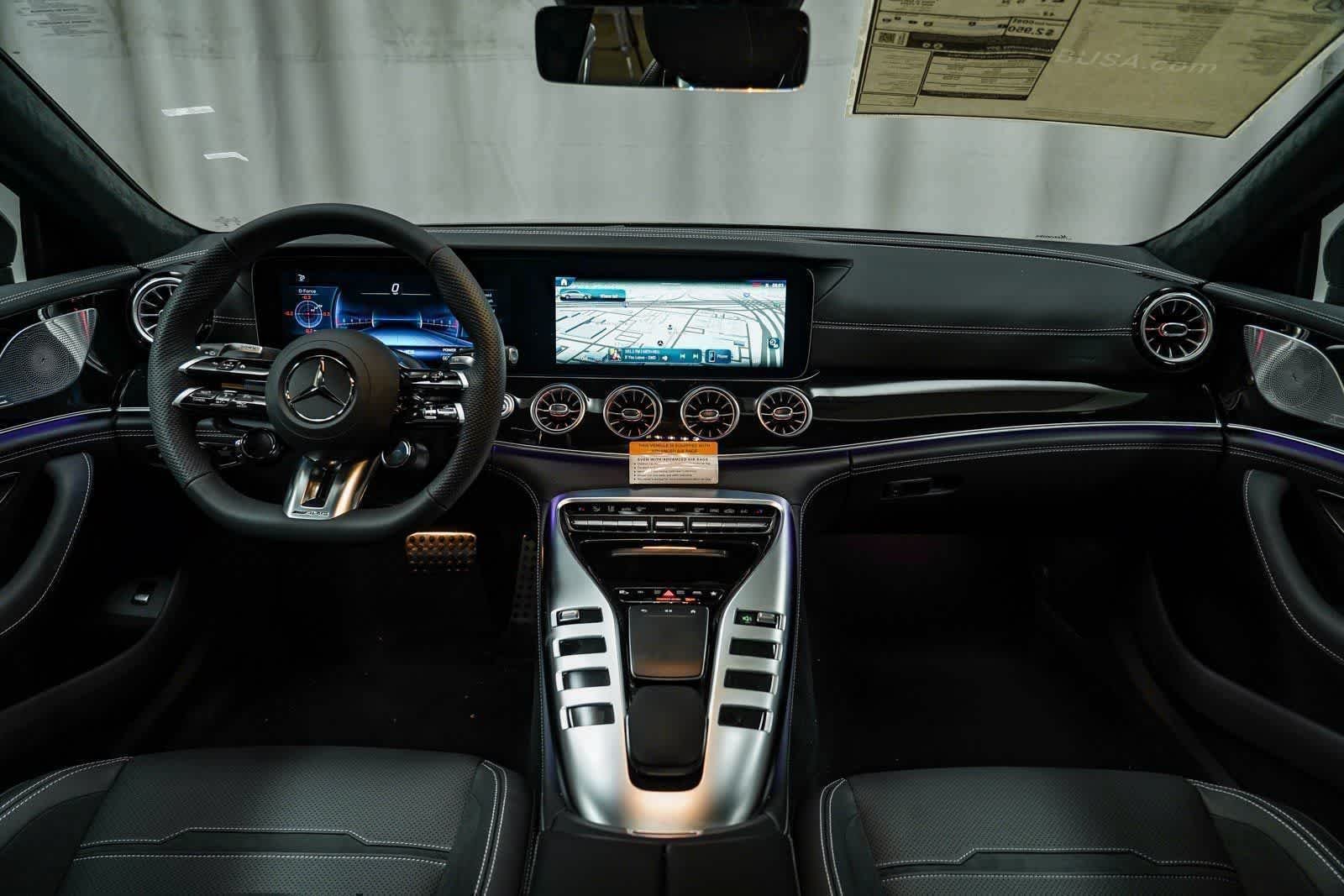 New 2026 Obsidian Black Metallic Mercedes-Benz AMG® GT 53 4-Door Coupe image 11