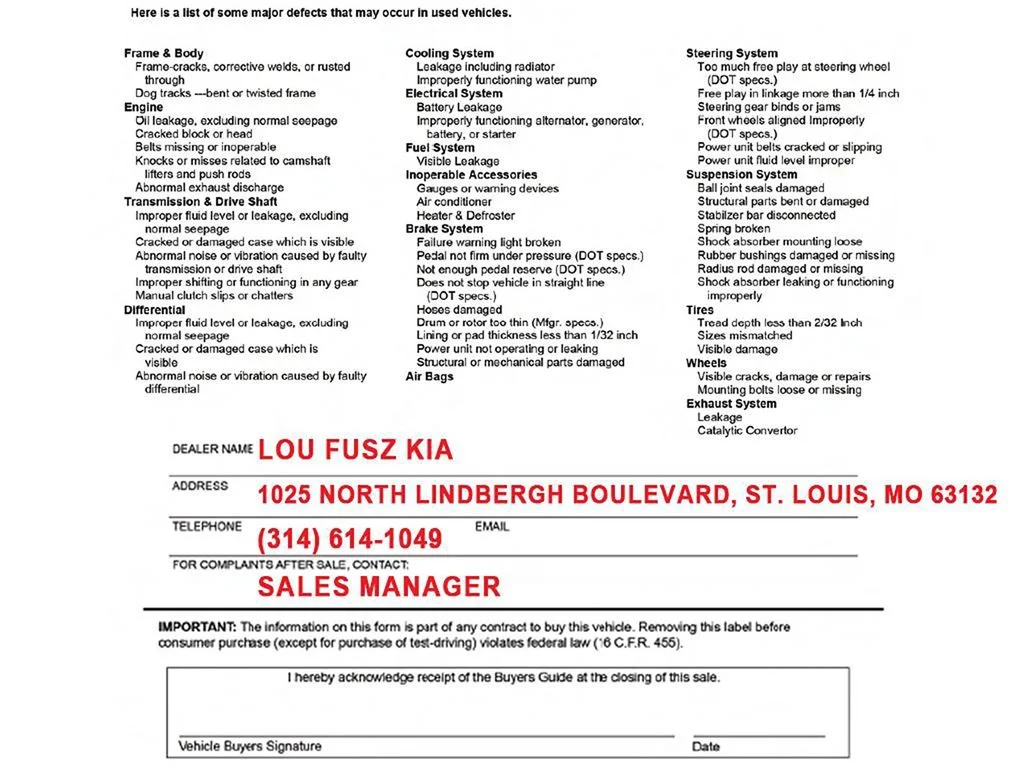 Used 2025 Runway Red Kia EX image 29