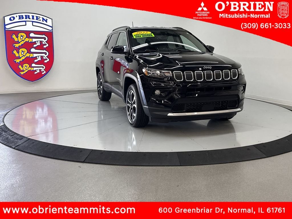 Used 2022 Diamond Black Jeep Limited image 1