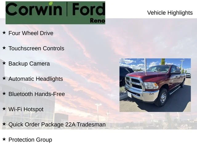 Used 2018 Delmonico Red Pearlcoat Ram Tradesman image 8