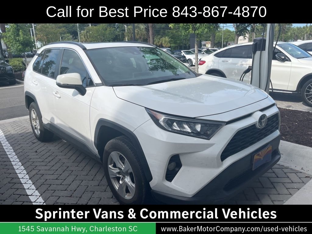 Used 2021 White Toyota XLE image 2