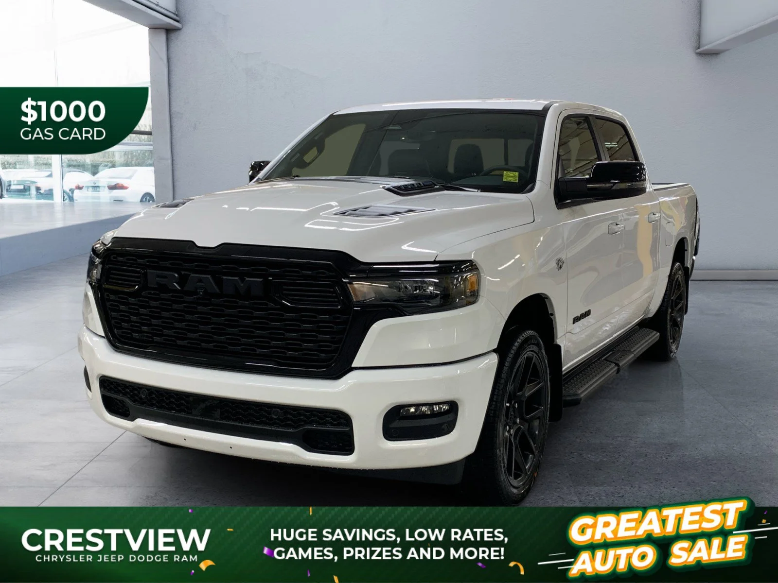 New 2026 Bright White Ram Sport image 1