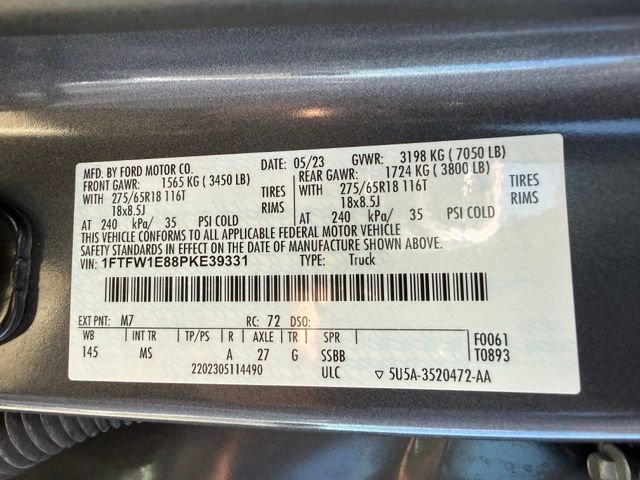 Used 2023 Gray Metallic Ford XLT image 40