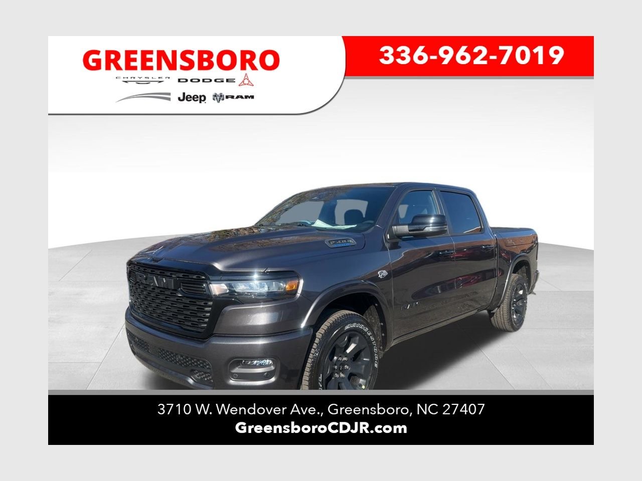 New 2026 Granite Crystal Metallic Clear-Coat Exterior Paint RAM Big Horn/Lone Star image 1