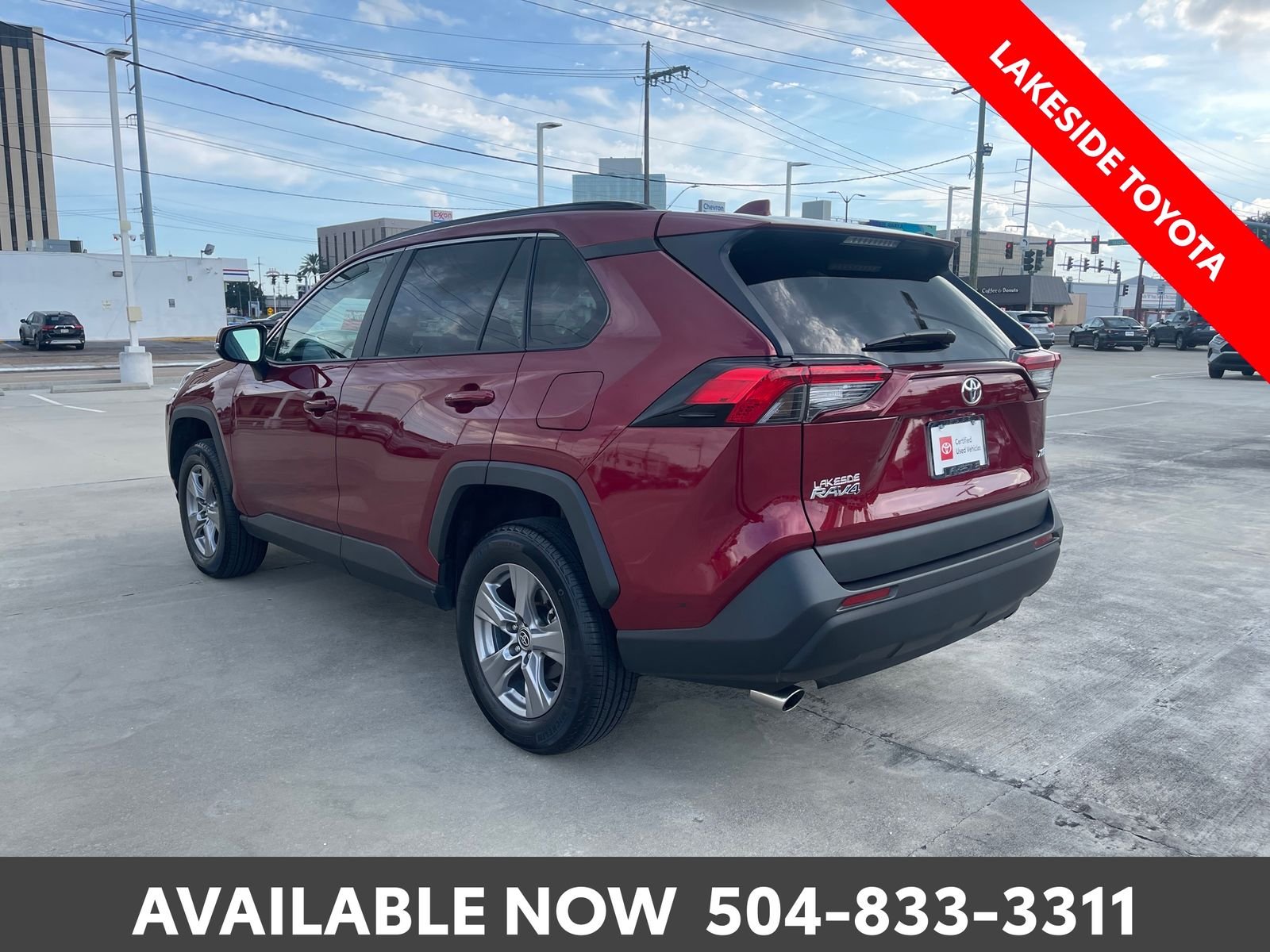 Certified Used 2025 Red Toyota XLE image 4