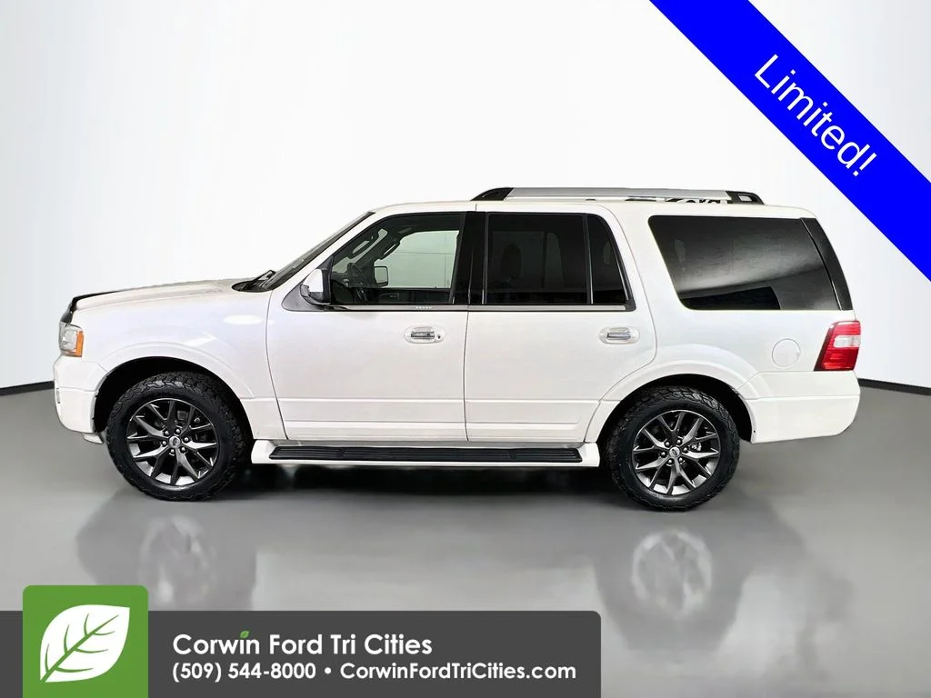 Used 2017 White Platinum Clearcoat Metallic Ford Limited image 6