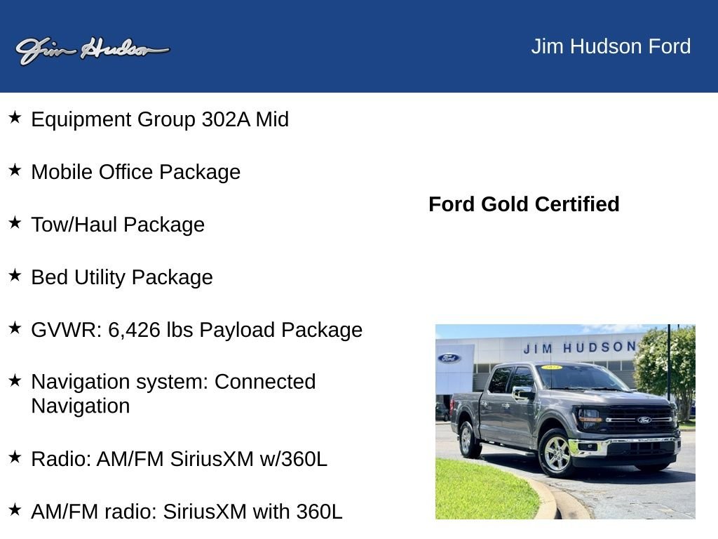 Certified Used 2024 Gray Ford XLT image 12