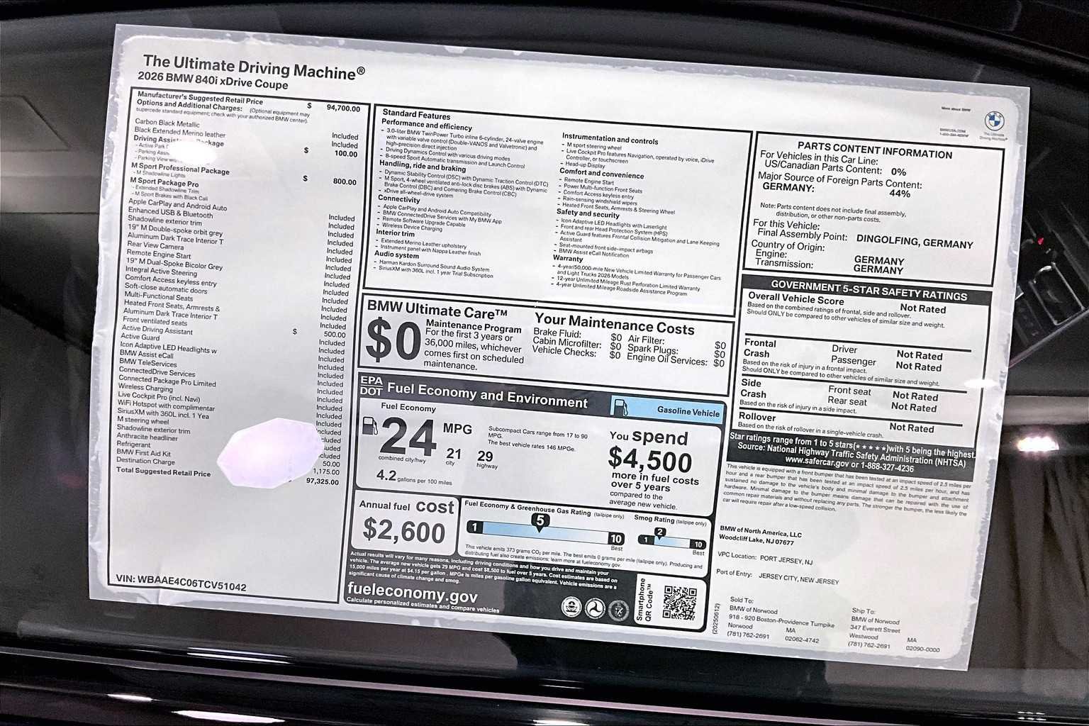 2026 BMW 8 Series 840i - Photo 18