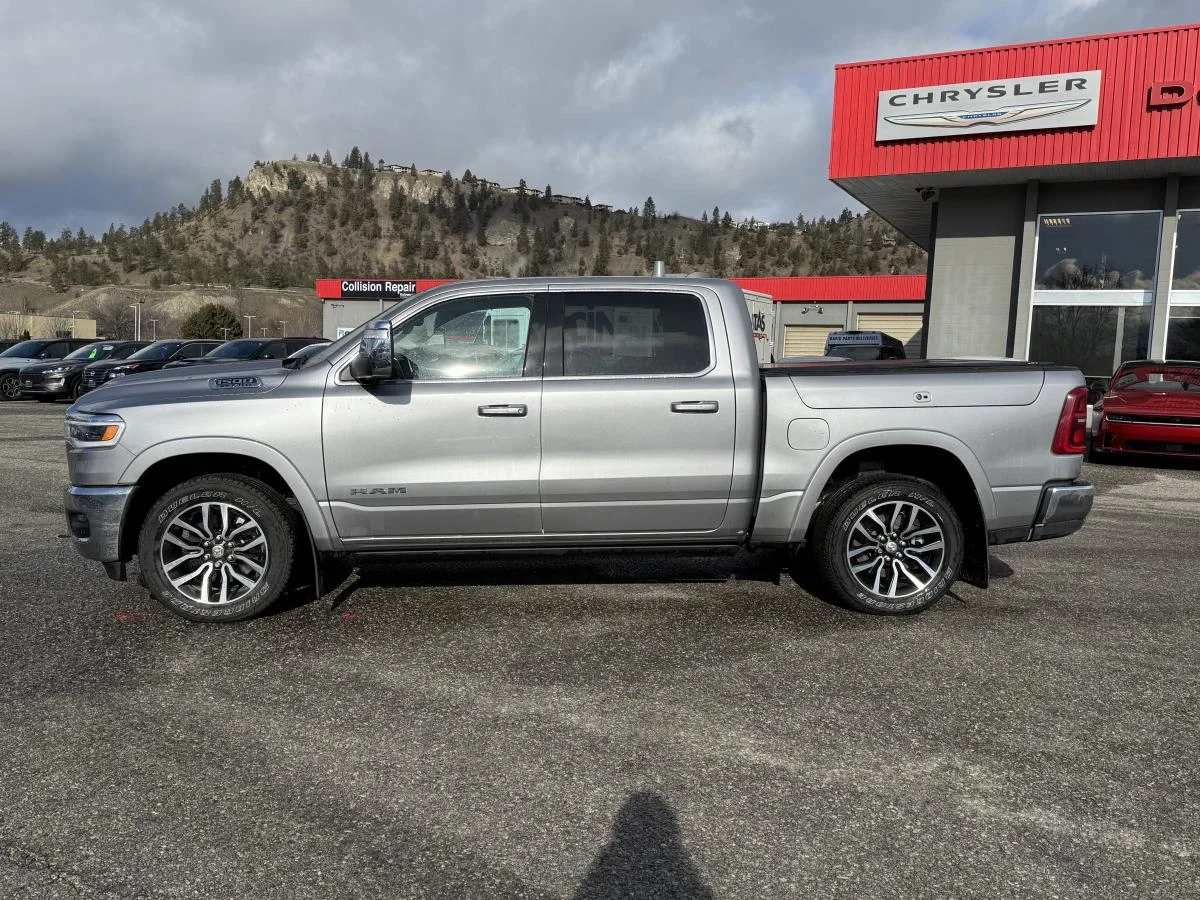 Used 2025 Silver RAM Limited Longhorn 4x4 Crew Cab 5