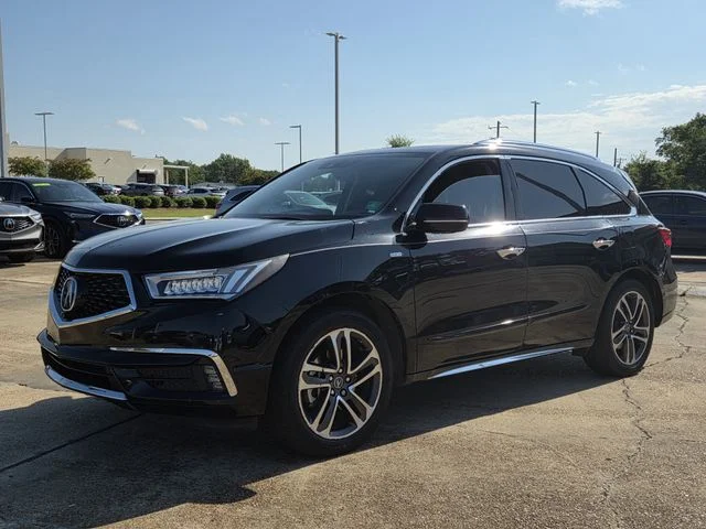 Used 2017 Crystal Black Pearl Acura Sport-Hybrid SH-AWD with Advance package image 6