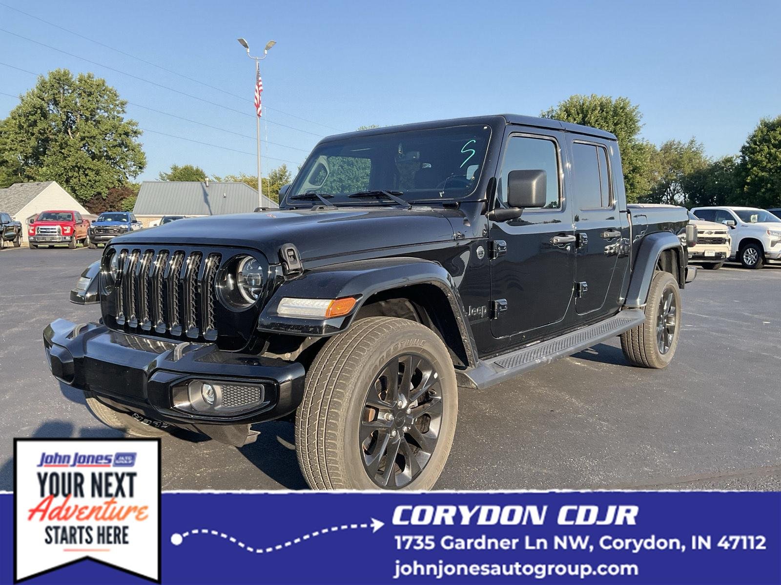 Used 2023 Black Clearcoat Jeep High Altitude image 1
