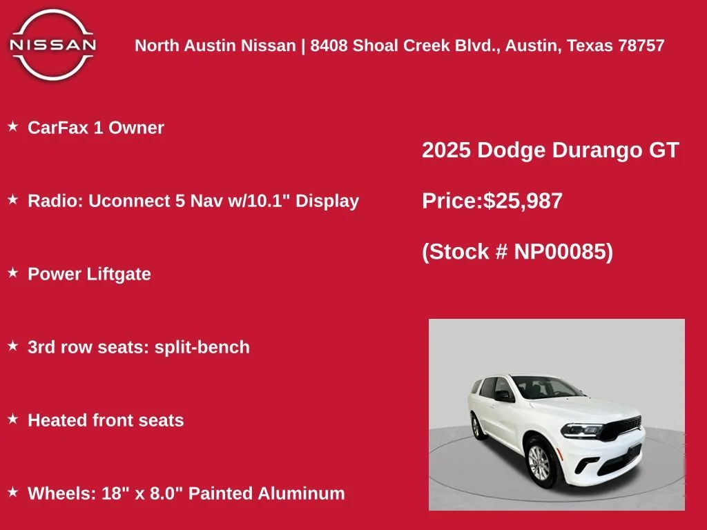 Used 2025 White Dodge GT image 11