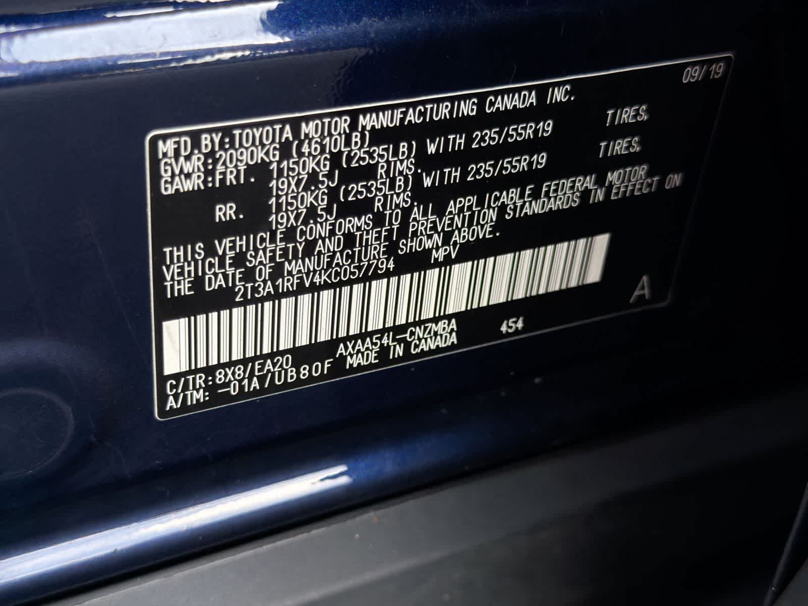 Used 2019 Blueprint Toyota XLE Premium image 36