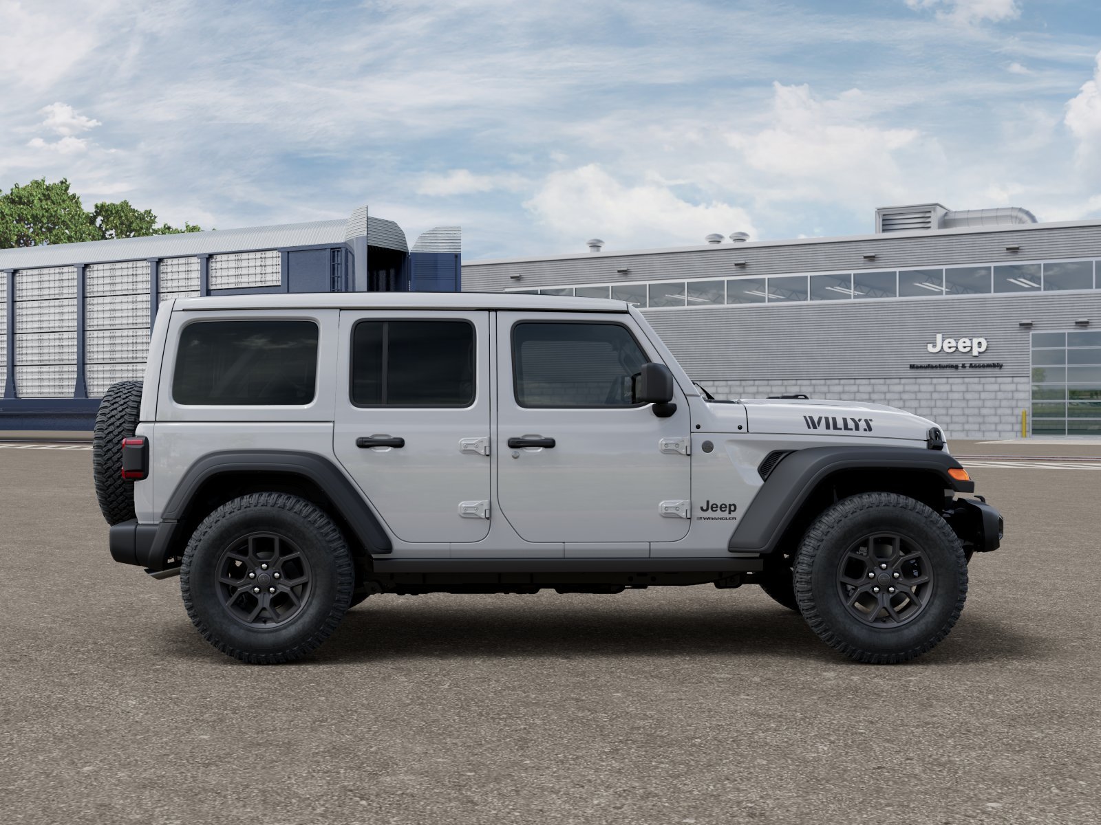 New 2026 Bright White Clear-Coat Exterior Paint Jeep Willys image 21