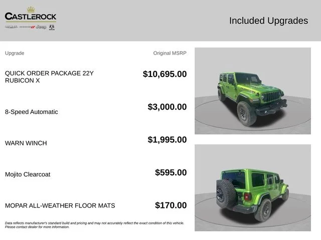 Used 2026 Green Jeep Rubicon X image 8