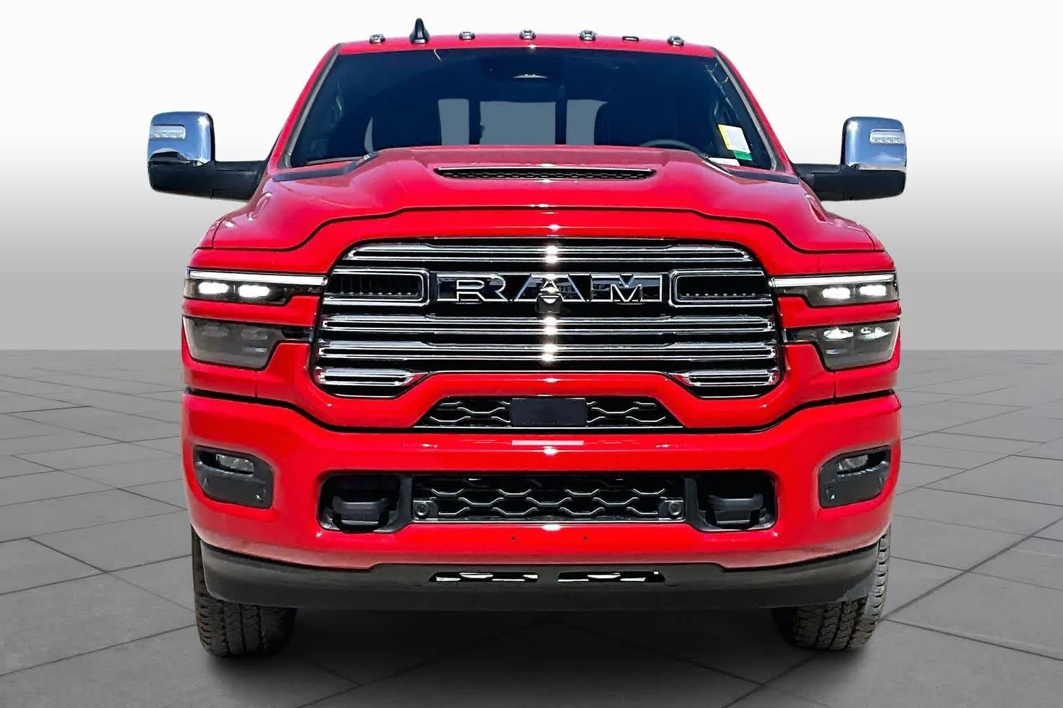 New 2026 Flame Red Clear-Coat Exterior Paint RAM Laramie image 4