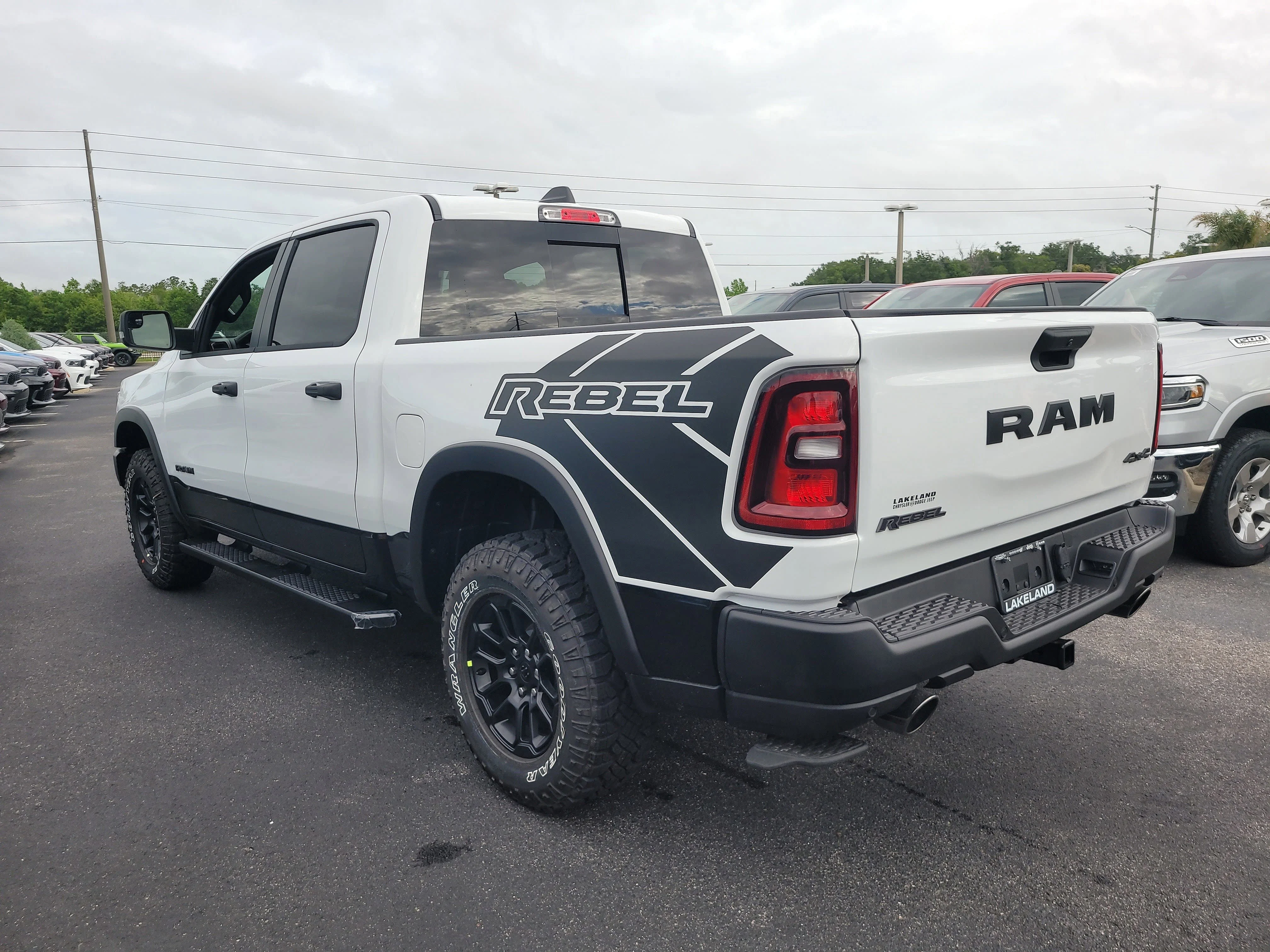 New 2026 Bright White Clearcoat Ram Rebel image 8