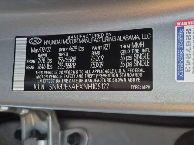Used 2022 Silver Hyundai Limited image 41