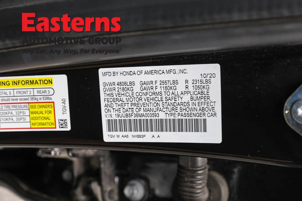 Used 2021 Black Acura Base image 36