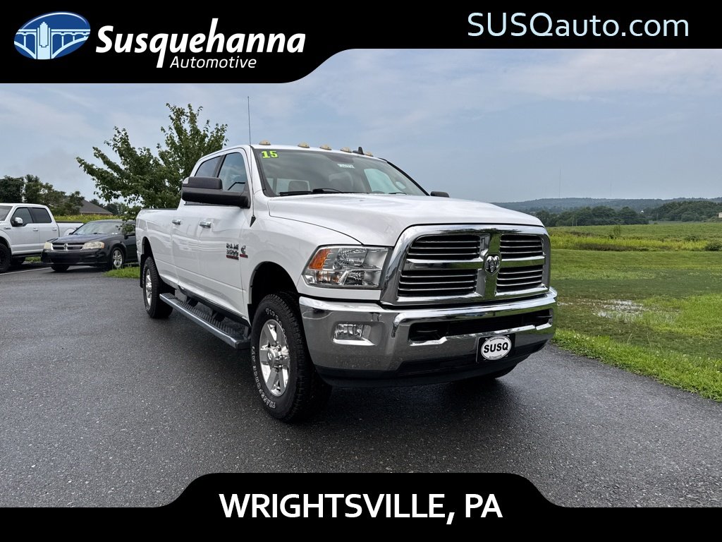 Used 2015 Bright White Clearcoat Ram Big Horn image 1