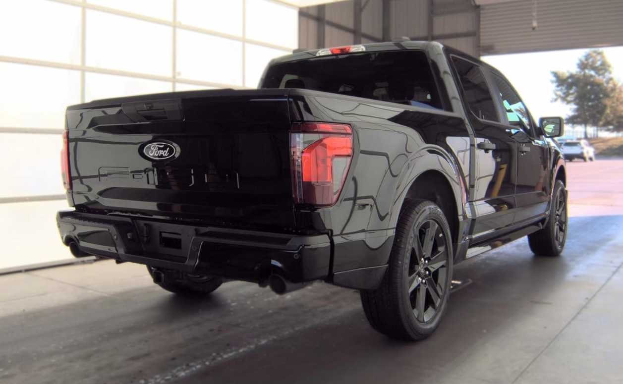Used 2025 Agate Black Metallic Ford STX image 3
