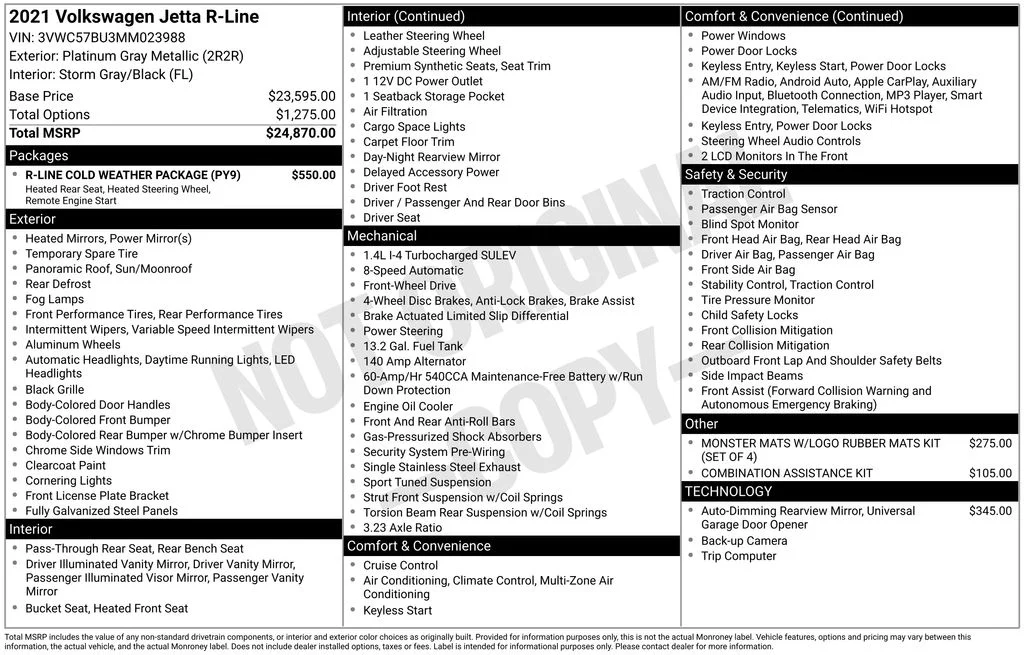Used 2021 Gray Volkswagen R-Line image 17