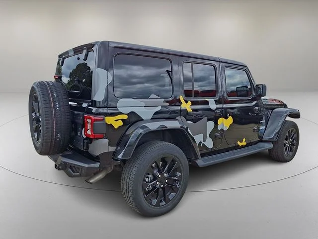 Used 2021 Black Jeep Unlimited Sahara 4xe image 11