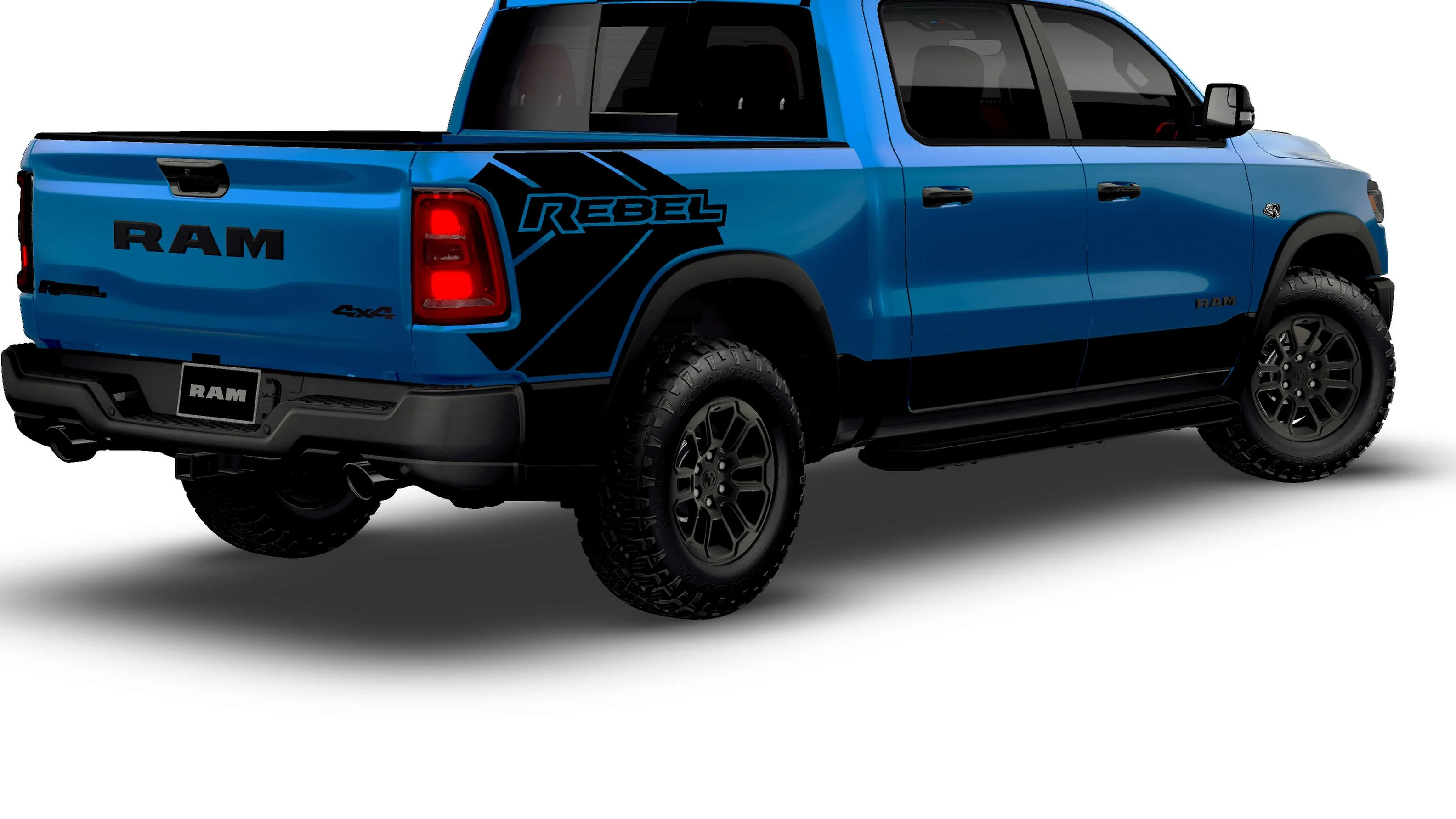 New 2026 Hydro Blue Pearl-Coat Exterior Paint RAM REBEL image 14