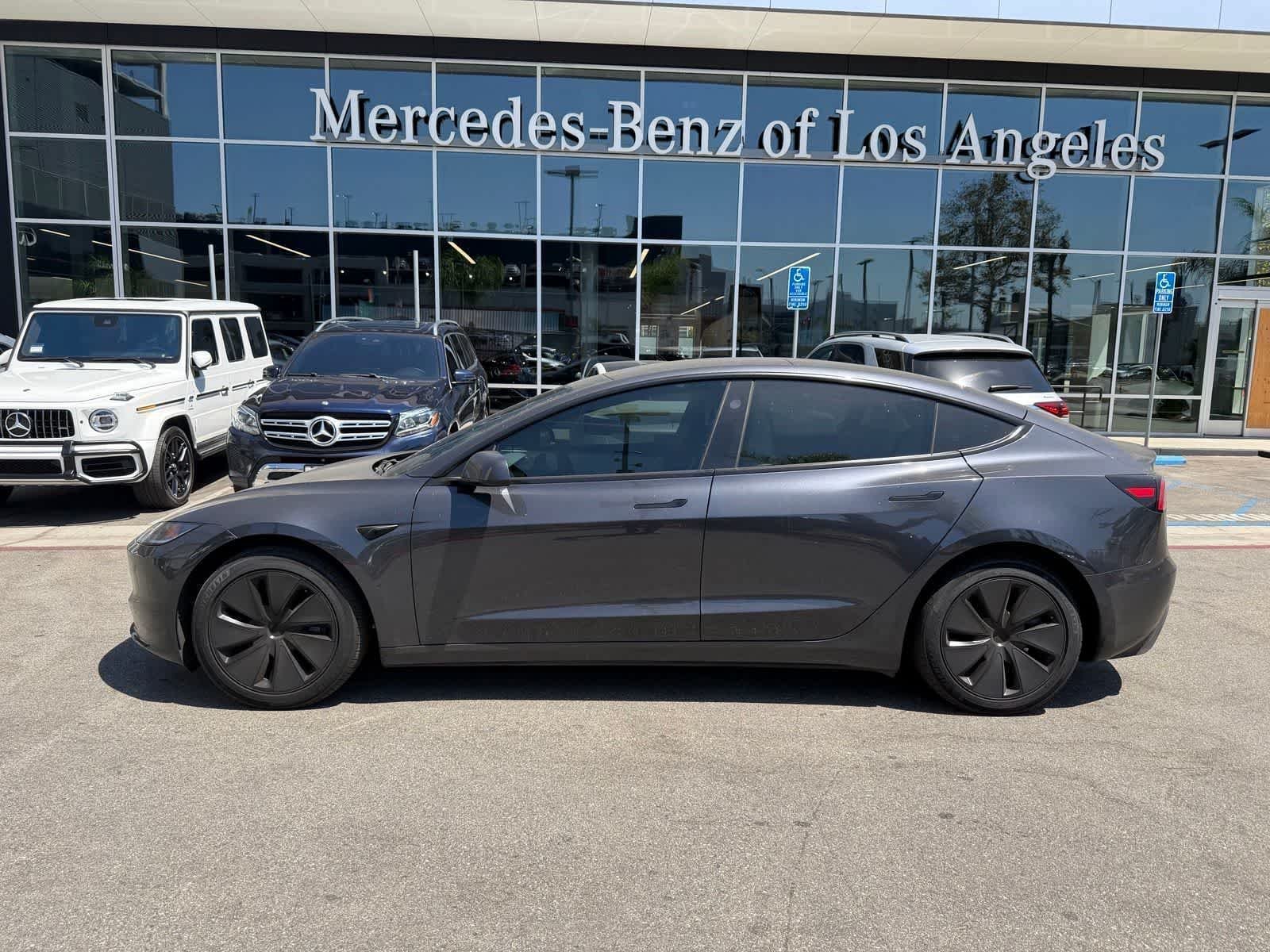 Used 2024 Tesla Model 3 Base with VIN 5YJ3E1EA7RF782995 for sale in Los Angeles, CA