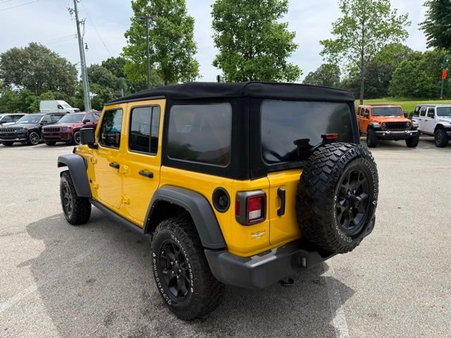 Used 2021 Yellow Jeep Unlimited Willys image 4