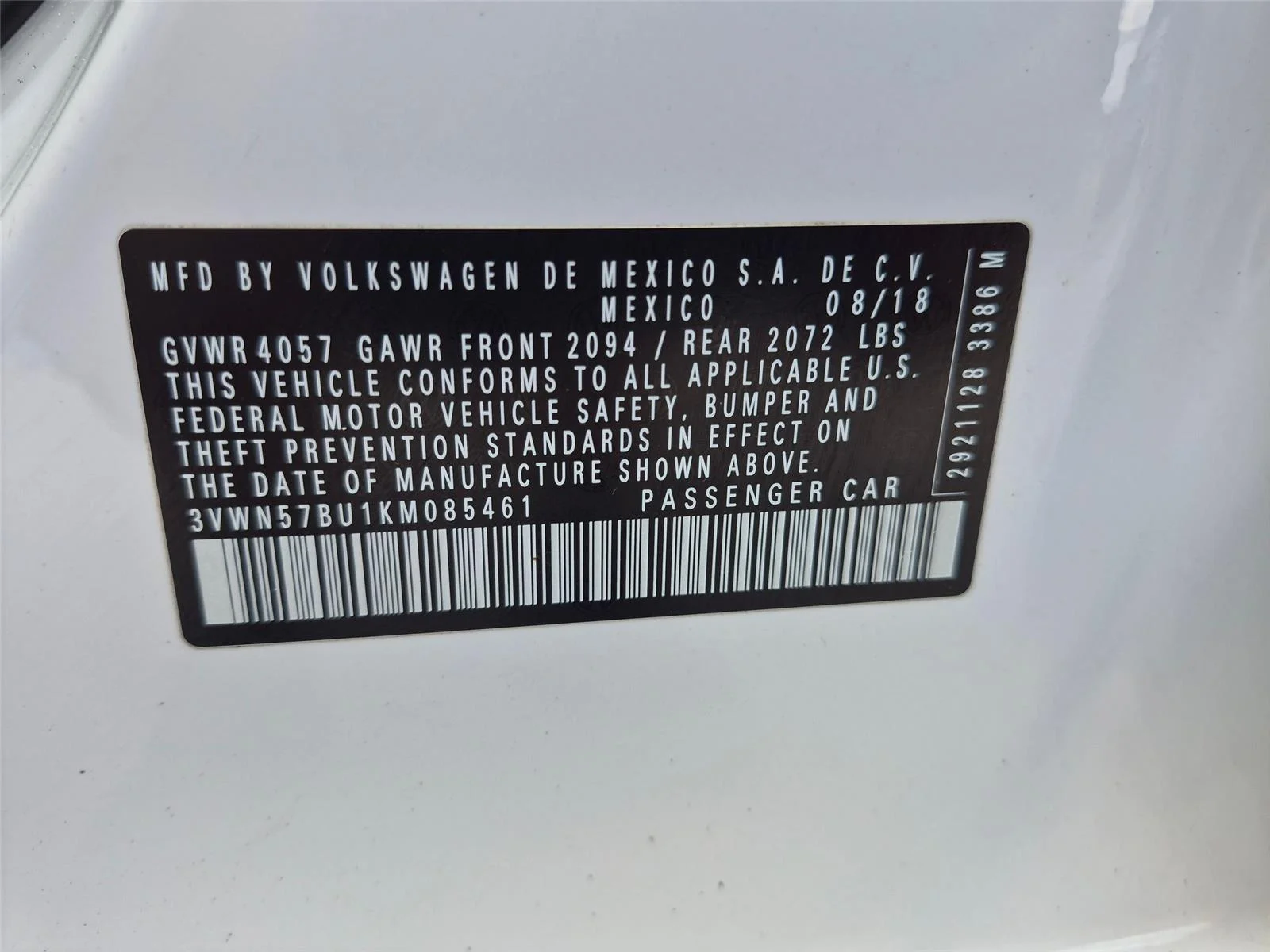 Used 2019 Pure White Volkswagen S image 34