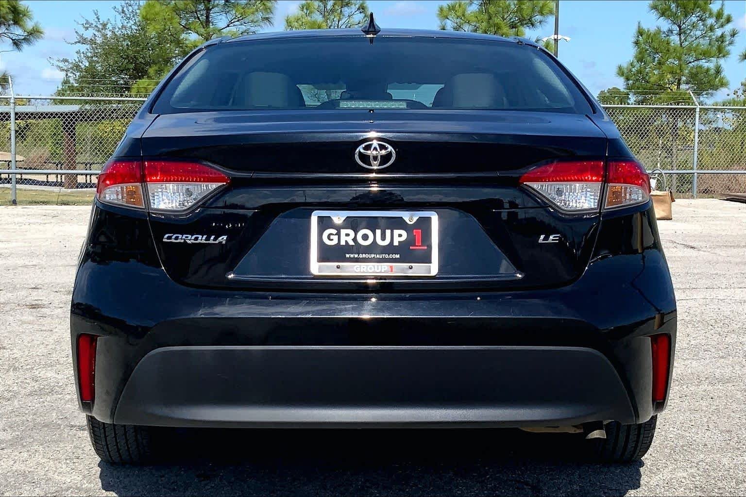 Used 2024 Midnight Black Metallic Toyota LE image 5
