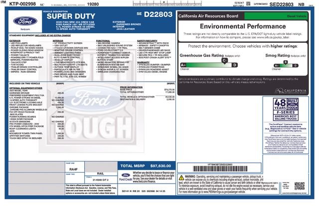 Used 2025 Bronze Metallic Ford King Ranch image 2