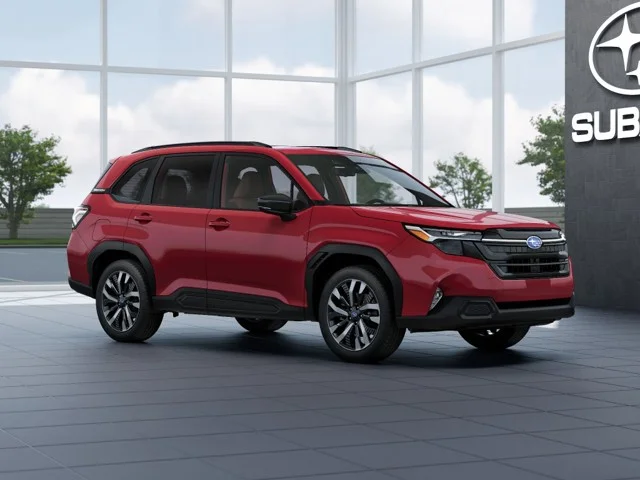 New 2026 CRIMSON RED PEARL Subaru Touring image 1