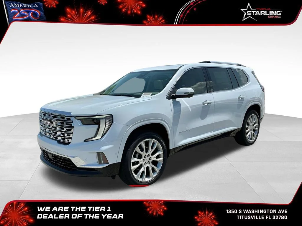 New 2026 Glacier White Tricoat GMC Denali image 1