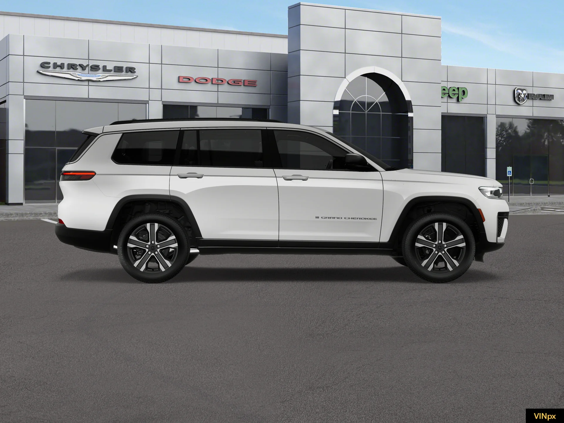 New 2027 Bright White Clear-Coat Paint Jeep Limited image 9
