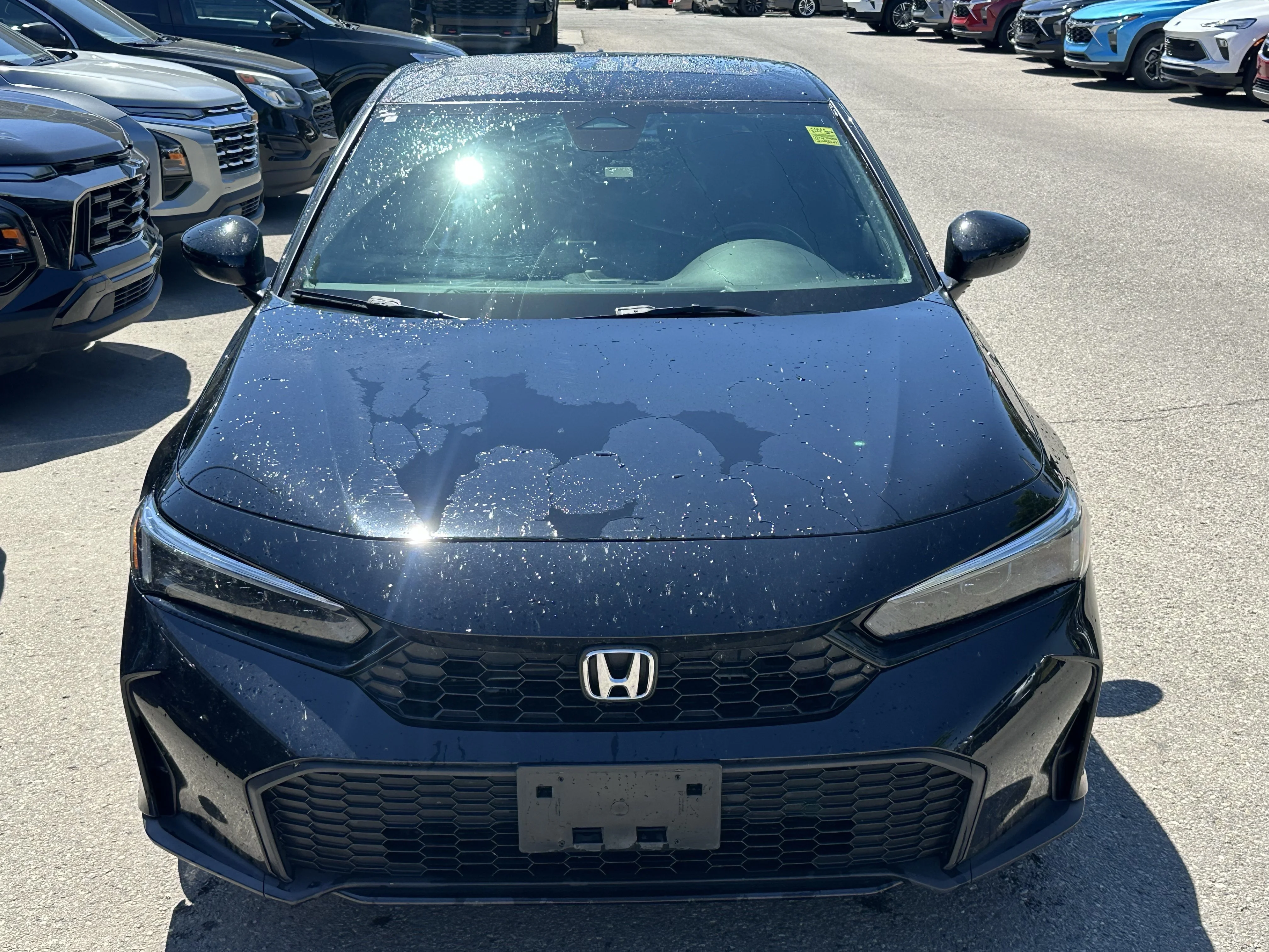 Certified Used 2025 Black Honda Sport image 2
