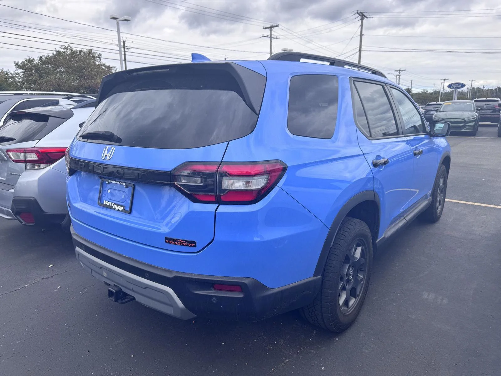 Used 2025 Diffused Sky Blue Pearl Honda TrailSport image 4