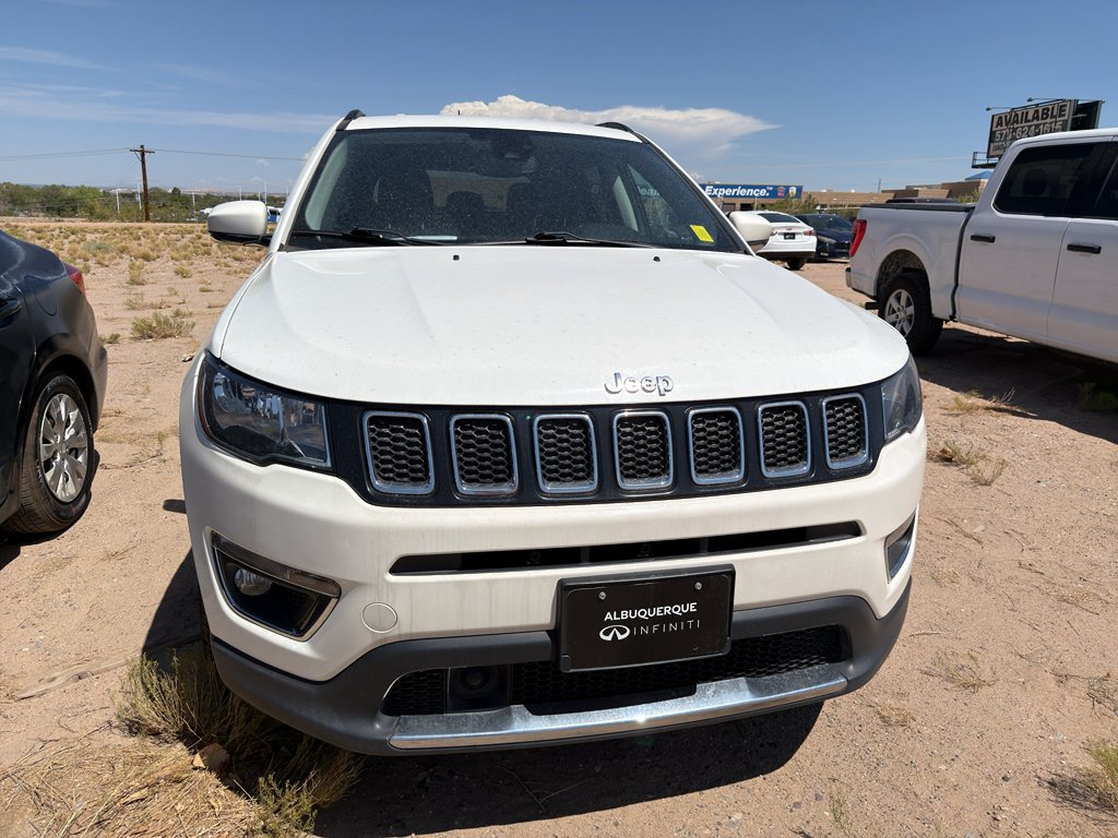 Used 2021 White Clearcoat Jeep Limited image 2