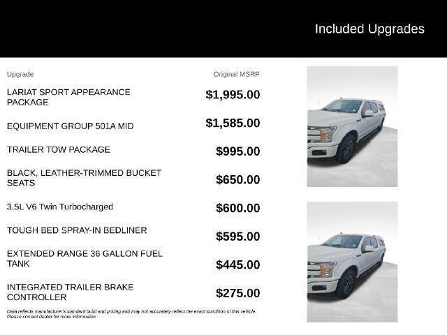 Used 2019 White Ford LARIAT image 5