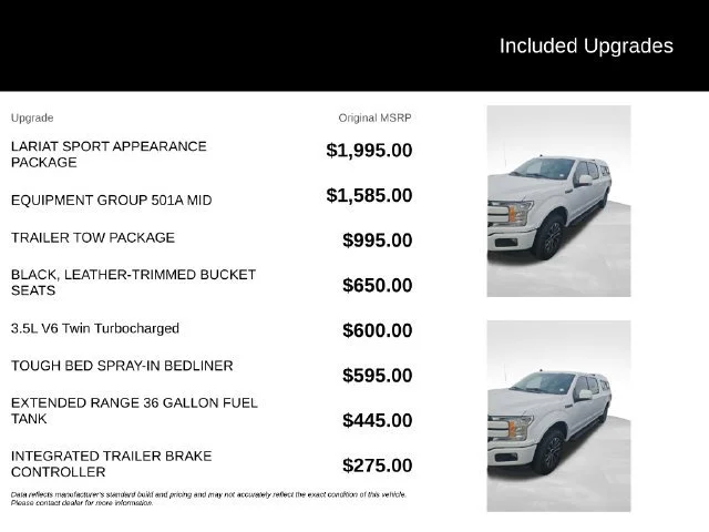 Used 2019 White Ford LARIAT image 5