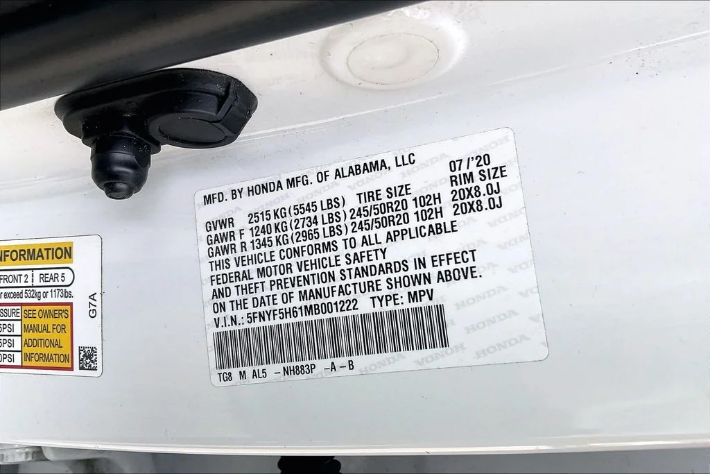 Used 2021 White Honda Touring image 33