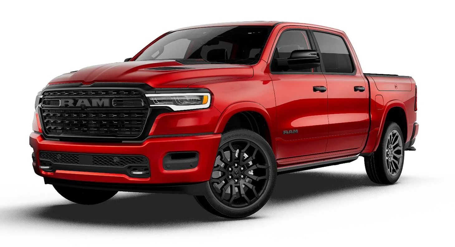 New 2027 Molten Red Pearl-Coat Exterior Paint RAM Limited image 1