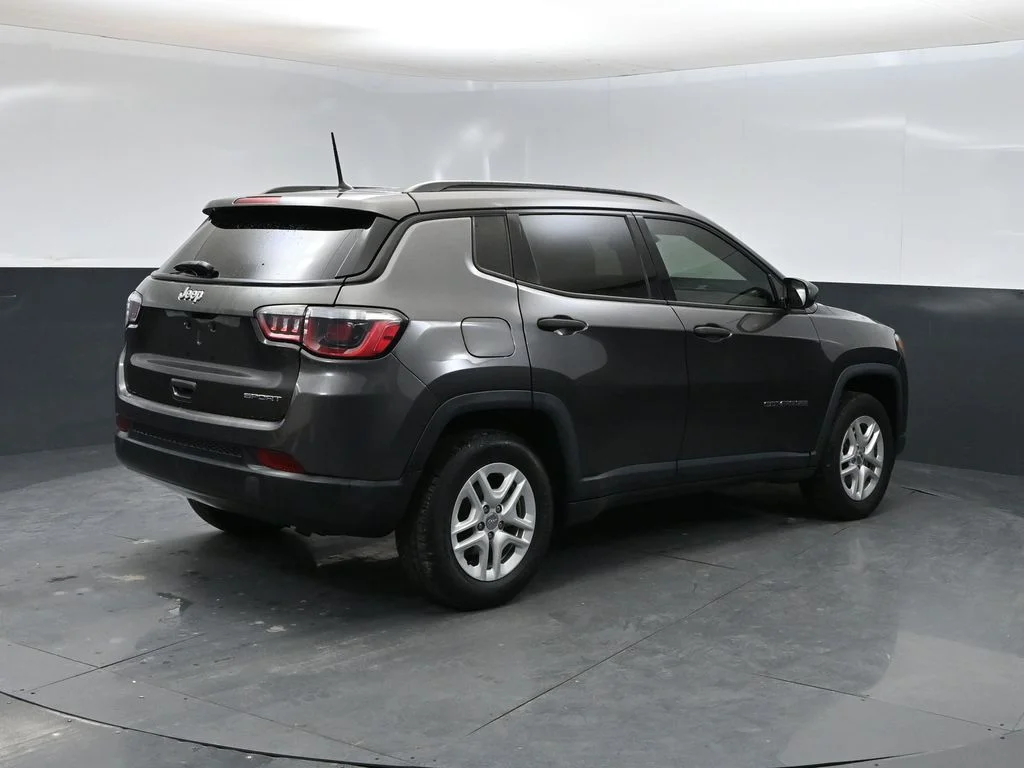 Used 2018 Jeep Compass Sport with VIN 3C4NJCABXJT345318 for sale in McPherson, KS