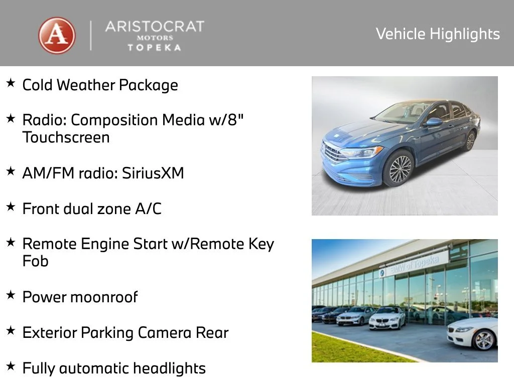 Used 2019 Blue Volkswagen SEL image 2
