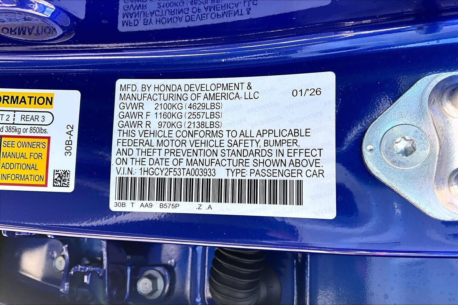 2026 Honda Accord Hybrid Sport - Photo 34