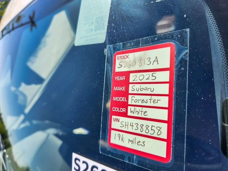 Used 2025 White Subaru Touring image 27
