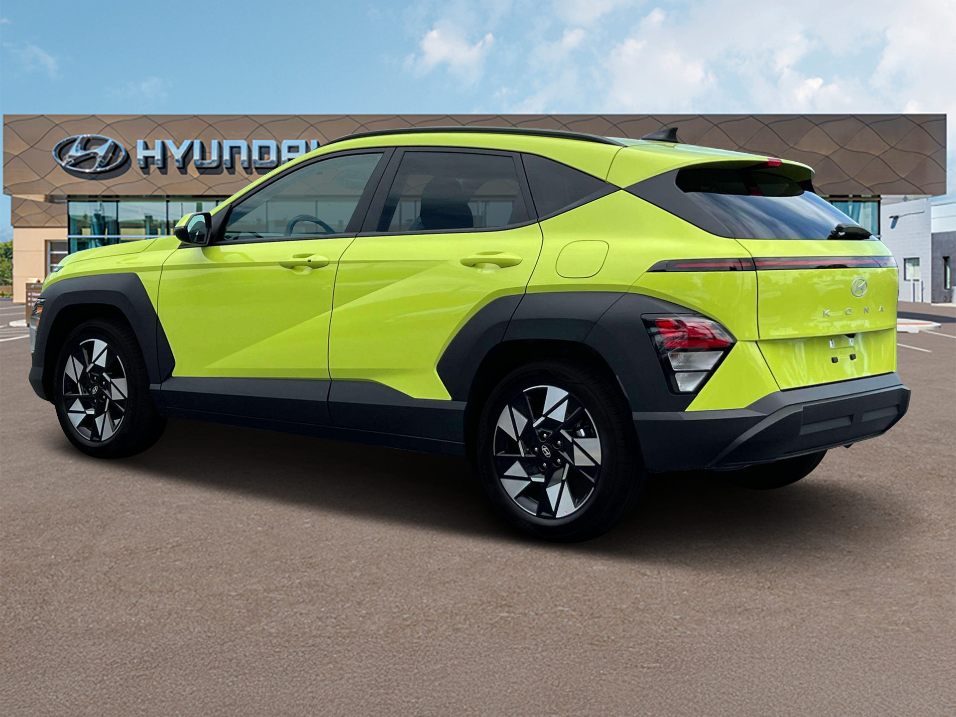 New 2024 Yellow Hyundai SEL FWD image 4