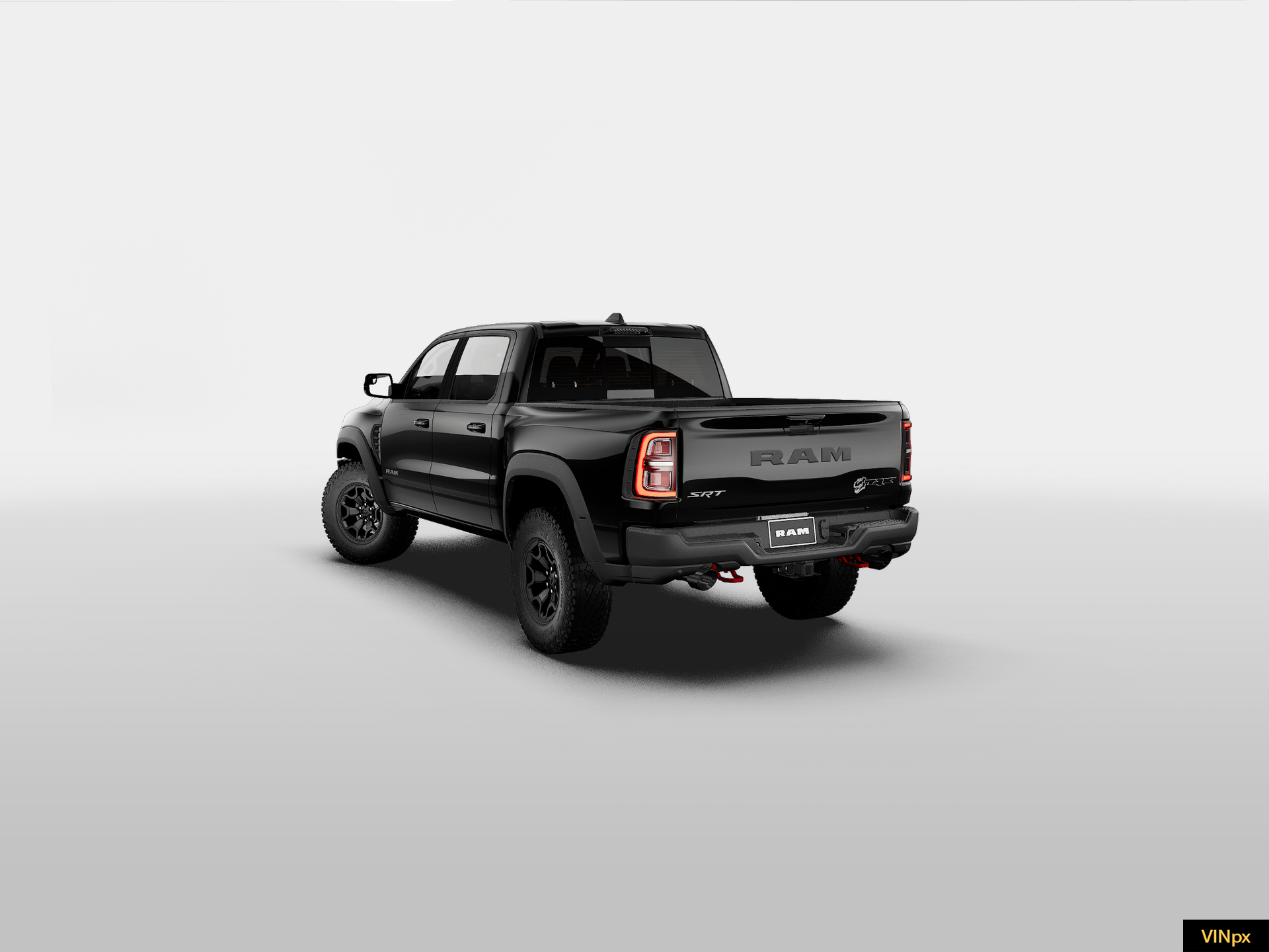 New 2027 Diamond Black Crystal Pearl-Coat Exterior Paint RAM TRX image 5