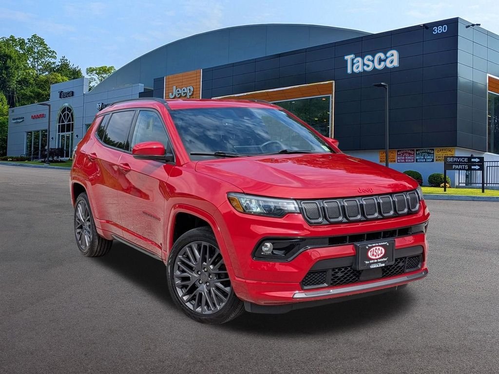 Used 2022 Red Jeep Limited image 1
